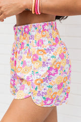Fassey -waving relaxed shorts *