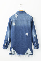 Long jacket in Effiloche John Aged Effect *