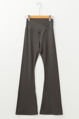 Fauterado Longging de gris oscuro de tamaño largo en forma de V