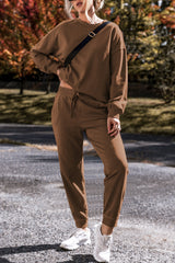 Ensemble pull-over haut bas et pantalon slim *-A WOMAN WE LOVE