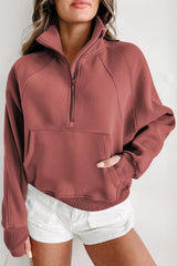 Sleeve brown sweatshirt *