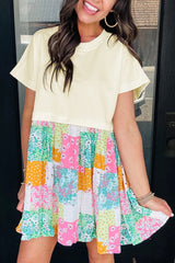 Camiseta de flores plegada de mini tambalia *