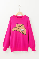 Pull Yeehaw Cowboy Hat Drop Super-dimensioned shoulder