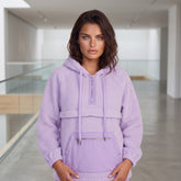 Sudadera con capucha de frutas con bolsillo colado y cordón de apriete liberable