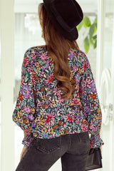 Blouse multicolore à floral-A WOMAN WE LOVE