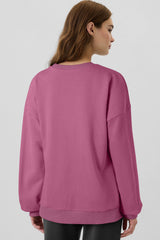 Sudadera a medias caídas de hombros bajas forradas en Valérian United Fleece