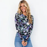 High adjusted with long sleeves in mesh *