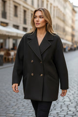 🖤 Veste feutre noire Marella – Élégance intemporelle en taille XXL