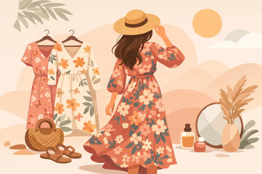 Robes bohèmes fleuries femme : bien les choisir