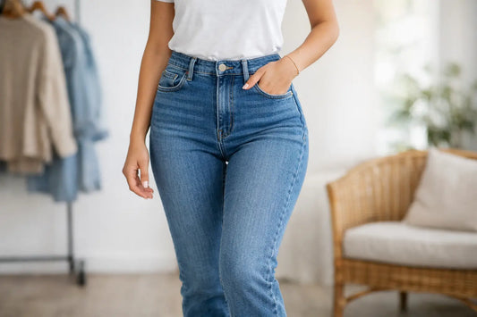 Jean femme taille haute pas cher : bien choisir