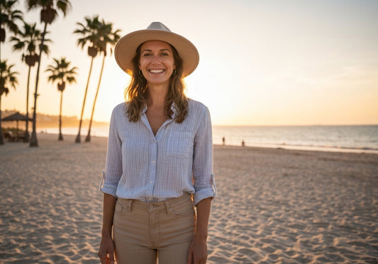 Cadre simple pour une garde-robe capsule californienne élégante