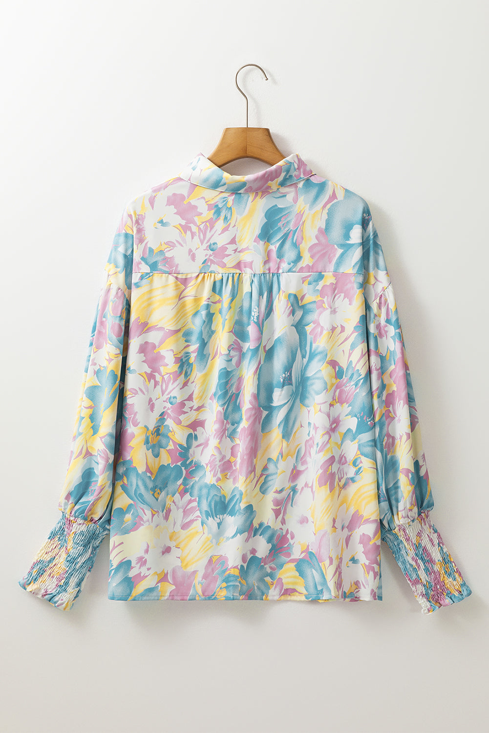 Chemise oversize jaune à imprimé floral *-A WOMAN WE LOVE