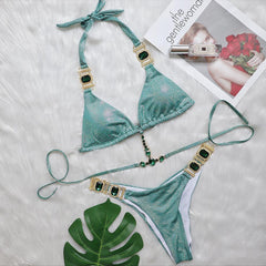 Two -piece "jewelry" swimsuit
