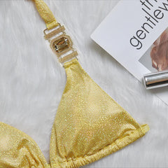 Traje de baño de dos piezas de "joyería"