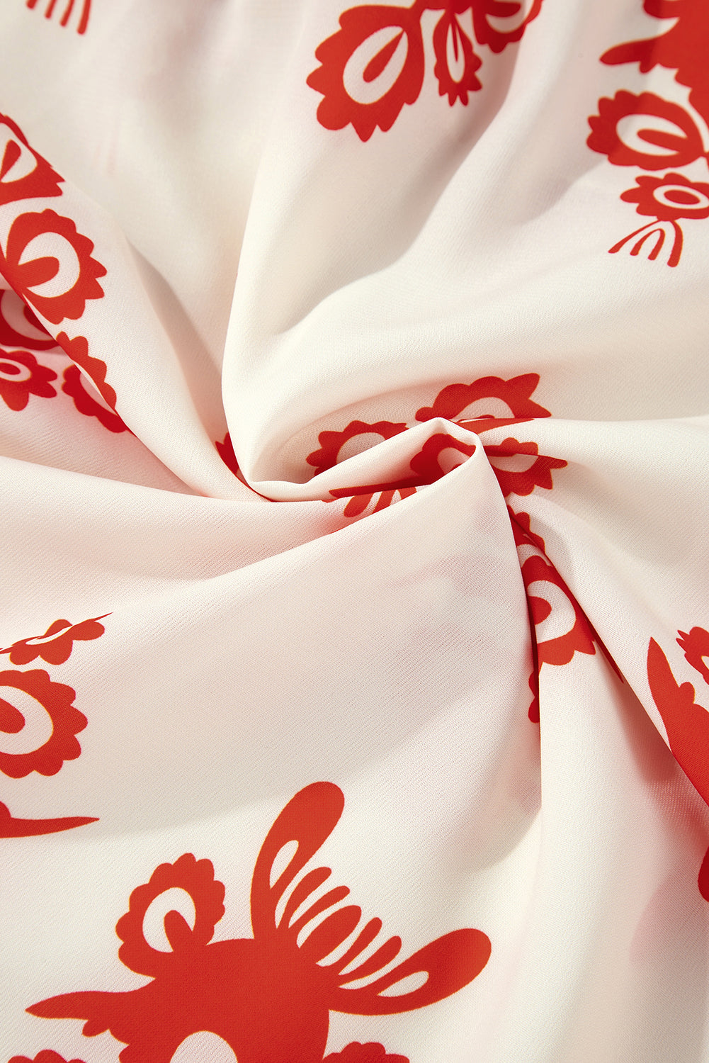 Chemisier orange à imprimé géométrique*-A WOMAN WE LOVE