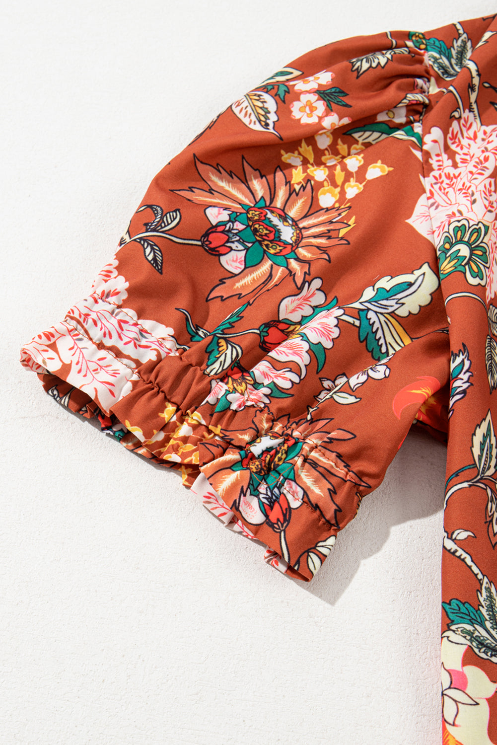 Chemisier à manches courtes bouffantes et volants *-A WOMAN WE LOVE