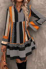 Dress with various prints *