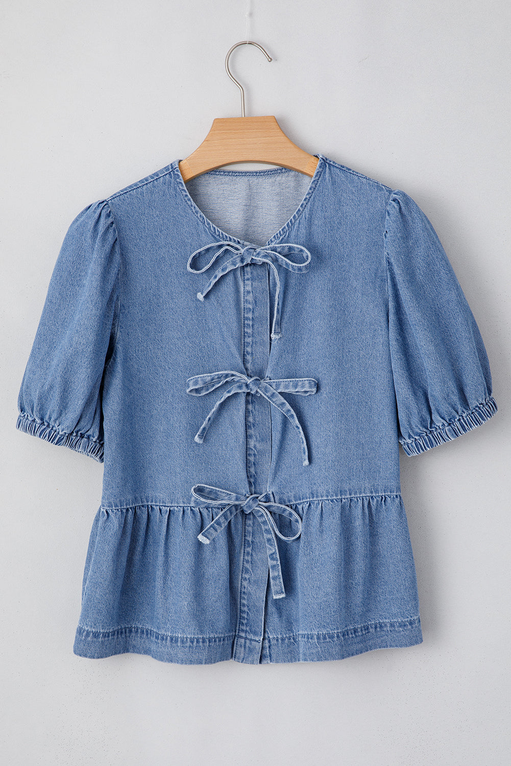 Chemise en jean bleu crépuscule *-A WOMAN WE LOVE