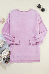 Sudadera de hombro caída