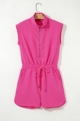 Combinaison à tissu texturé fuishia *