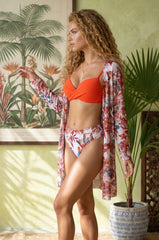 🌺 ÉCLAT TROPICAL Rouge – Le bikini sculptant qui sublime chaque courbe