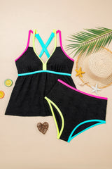 ✨ FLOR DE VERANO – El tankini moldeador con elegancia natural