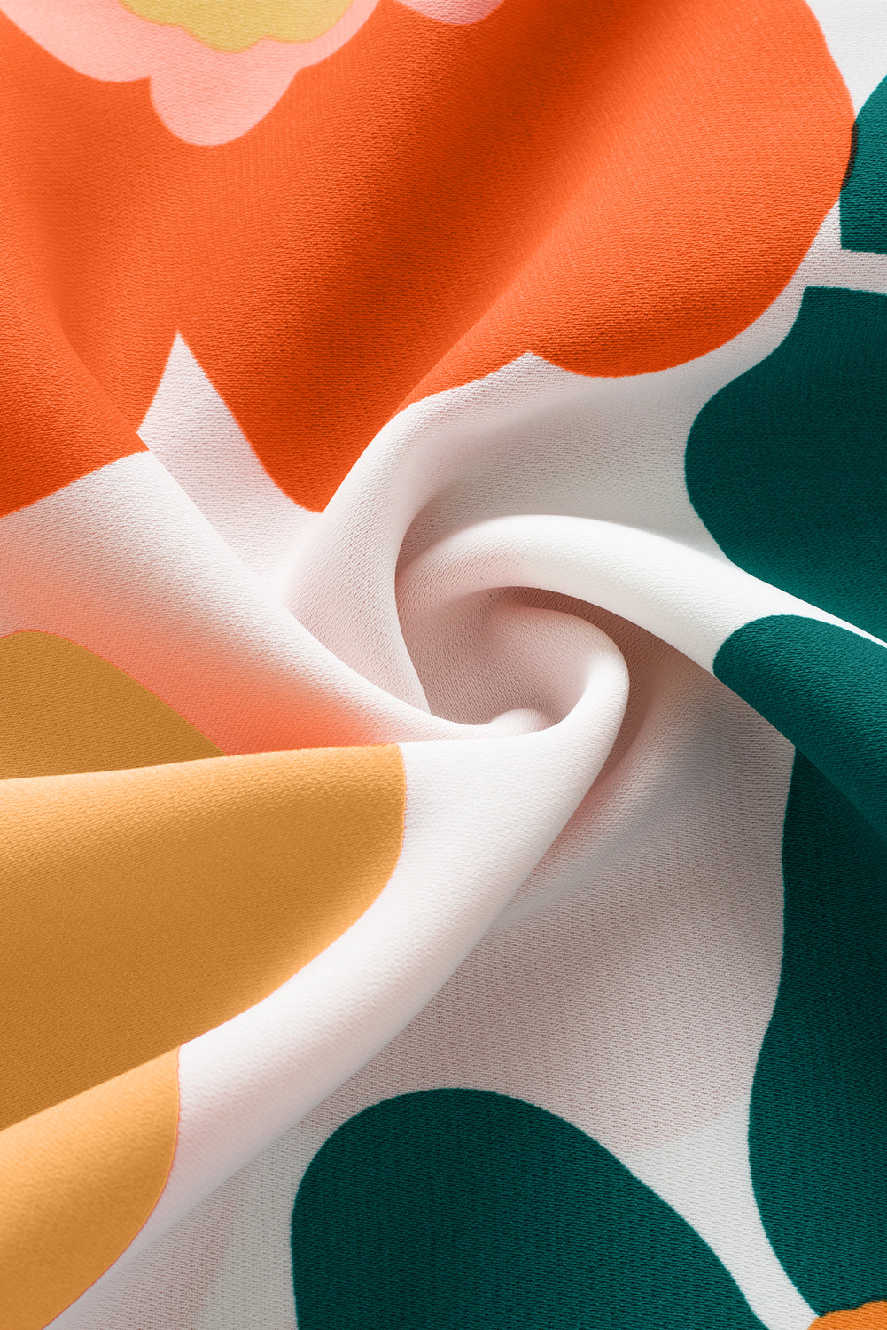 Chemisier orange à fleurs crantée *-A WOMAN WE LOVE