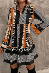 Dress with various prints *