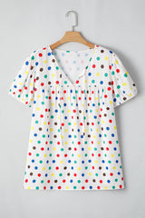 Gran blusa de manga hinchada*