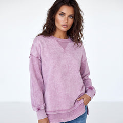 Sudadera de hombro caída