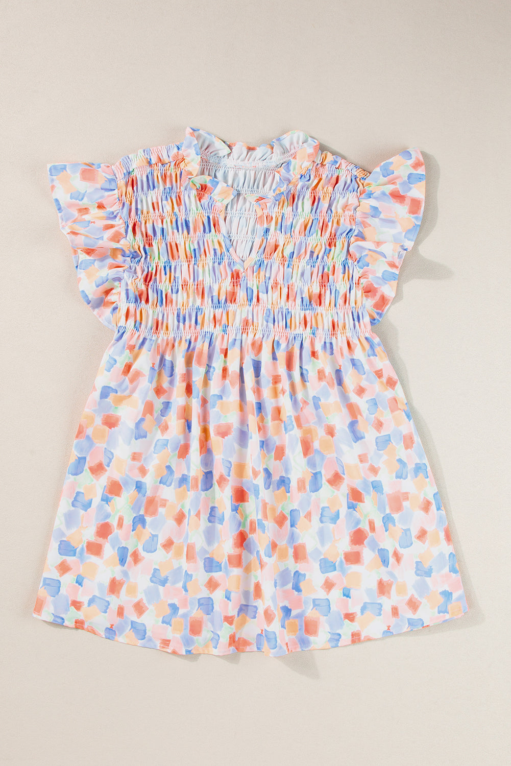 Chemisier rose imprimé abstrait *-A WOMAN WE LOVE