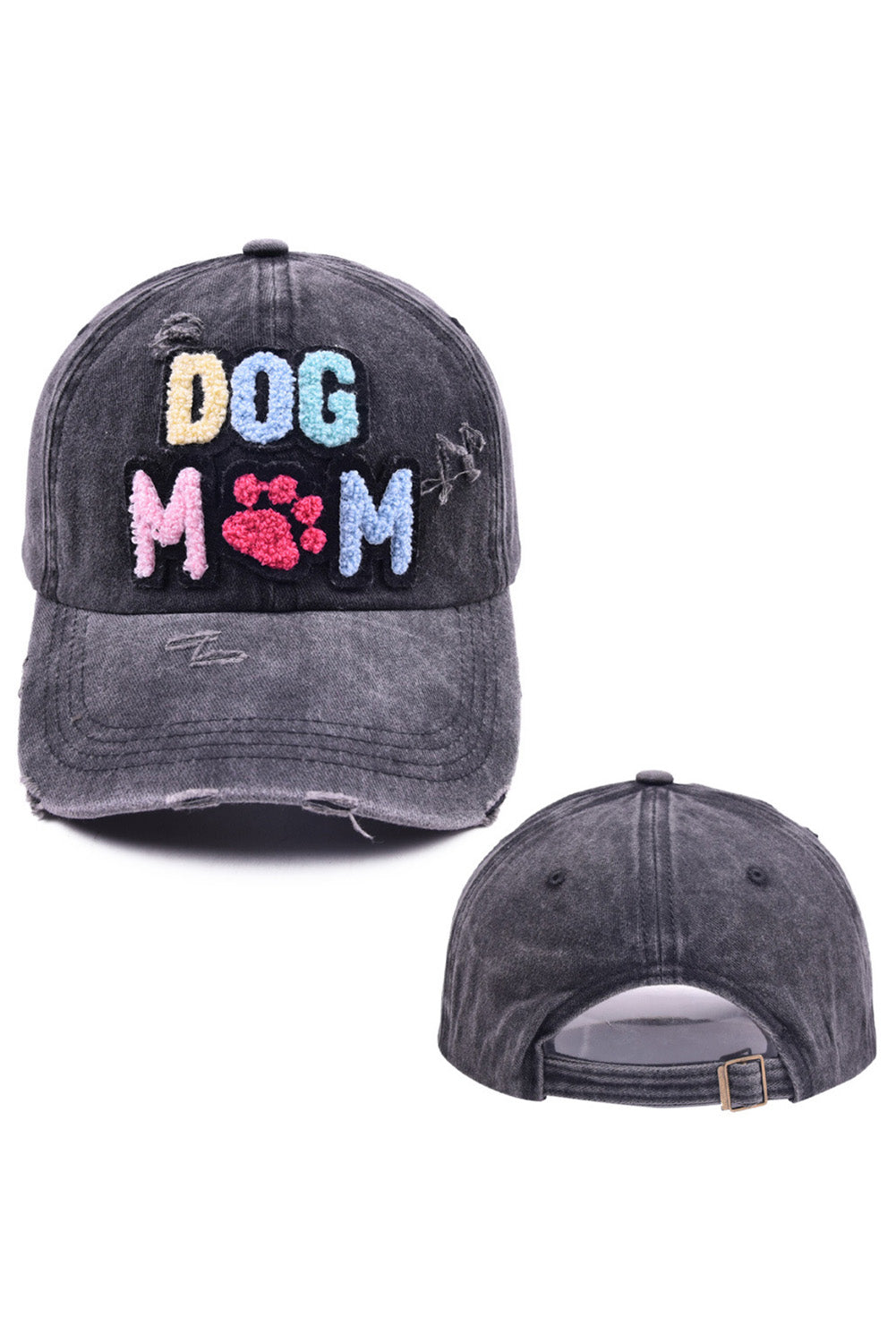 Casquette de baseball noire DOG MAMA-A WOMAN WE LOVE