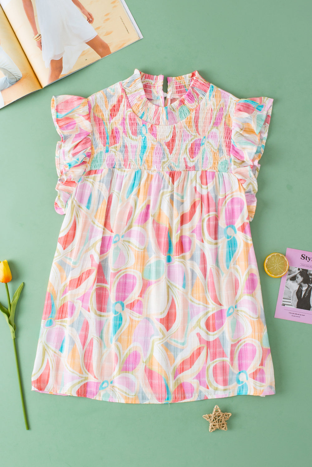 Blouse jaune à imprimé -A WOMAN WE LOVE