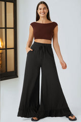 Pantalon à taille haute avec des poches