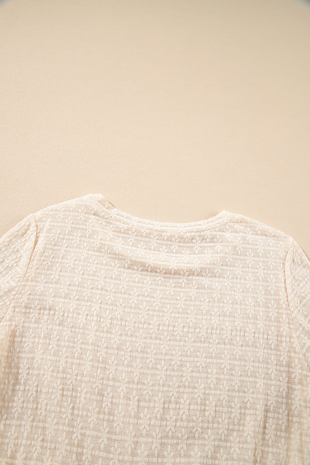 Chemisier beige à manches courtes *-A WOMAN WE LOVE