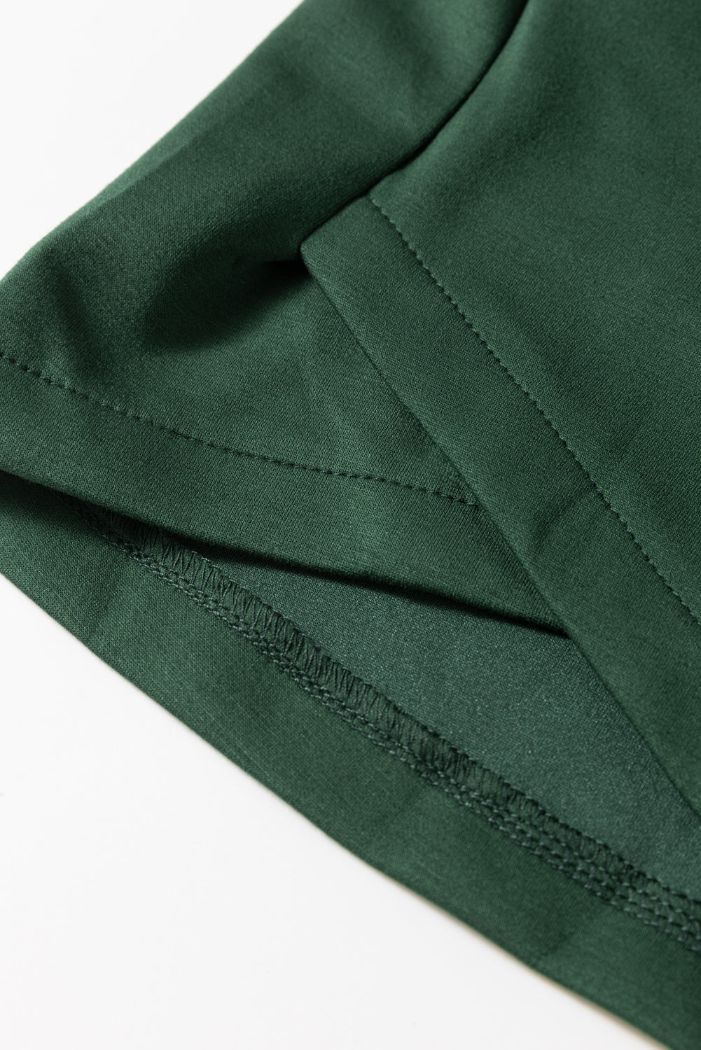 Combi-short verte à col demi-fermeture-A WOMAN WE LOVE