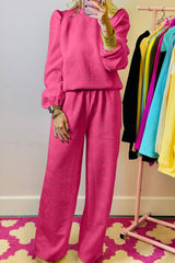 Ensemble haut et pantalon texturé *-A WOMAN WE LOVE