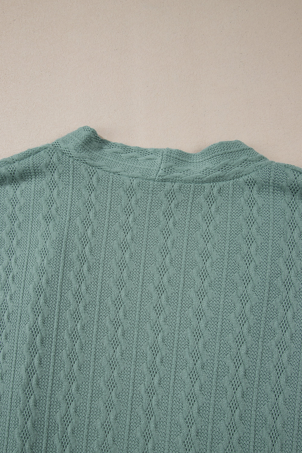 Cardigan ouvert sur le devant avec poches latérales en tricot texturé Canton-A WOMAN WE LOVE