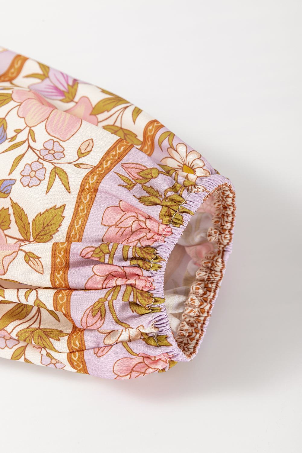 Chemise à manches bouffantes à imprimé floral *-A WOMAN WE LOVE