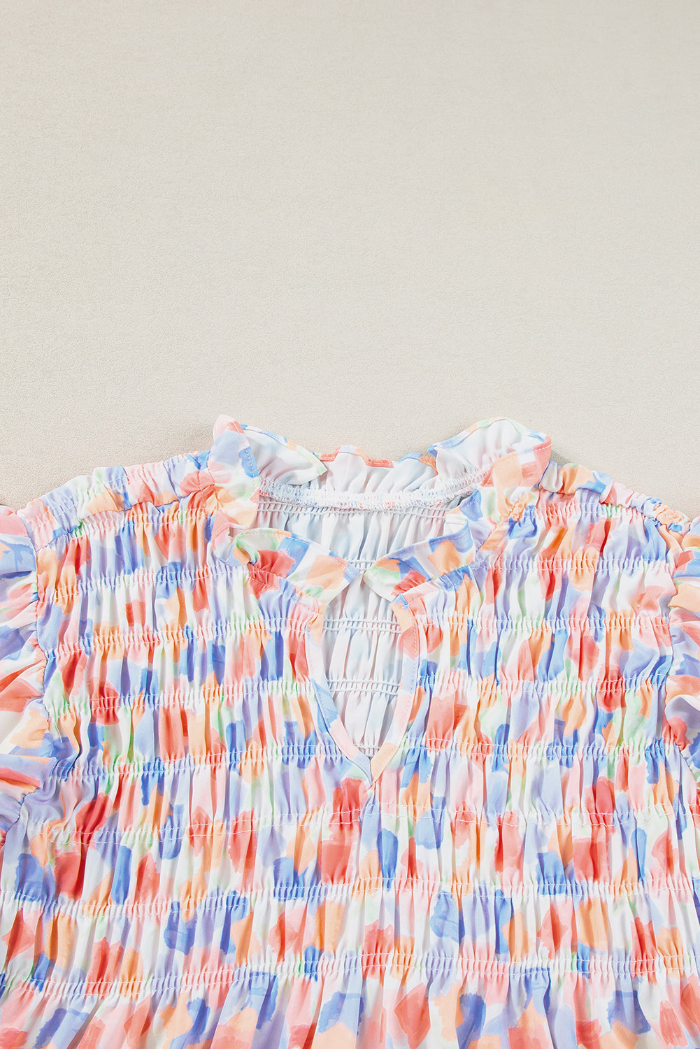 Chemisier rose imprimé abstrait *-A WOMAN WE LOVE