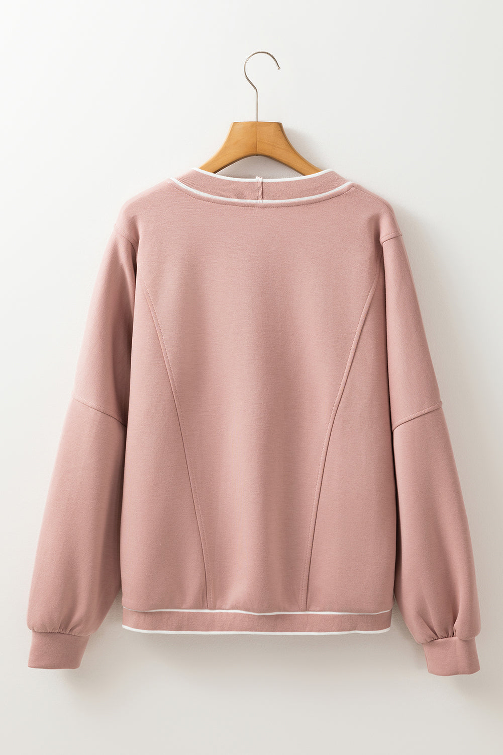 Cardigan en tricot à rayures roses *-A WOMAN WE LOVE