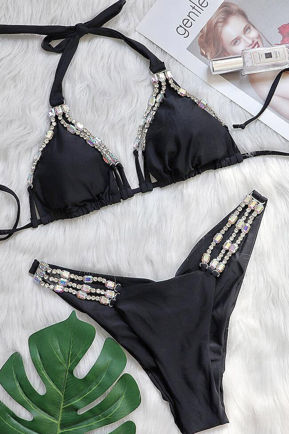 Maillot de bain deux pièces " Bijoux"