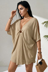 ✨ BEIGE DIVIN – La robe fluide au charme irrésistiblement sensuel
