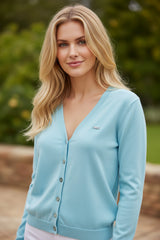 💎 Gilet bleu ciel boutonné – U.S. Polo Assn.