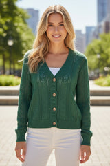 Cardigan Open knitting sweater *