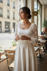 Body Frenchy blanc en dentelle contrastée *