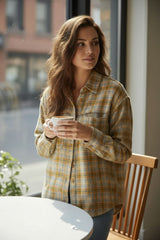 Ginger patch patch buttoned jacket