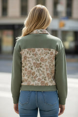 Surchemise Patchwork Florale Rétro