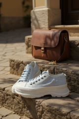 Baskets basses unisexes –Gris