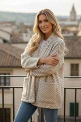 2 couleurs pour La Veste à rayures diagonales